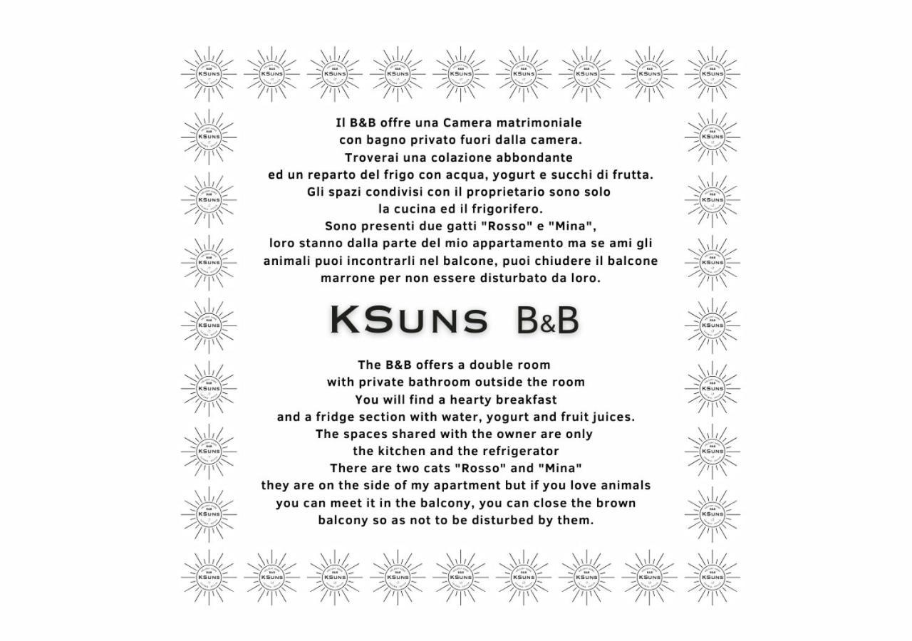 Ksuns Acomodação com café da manhã Catânia Exterior foto